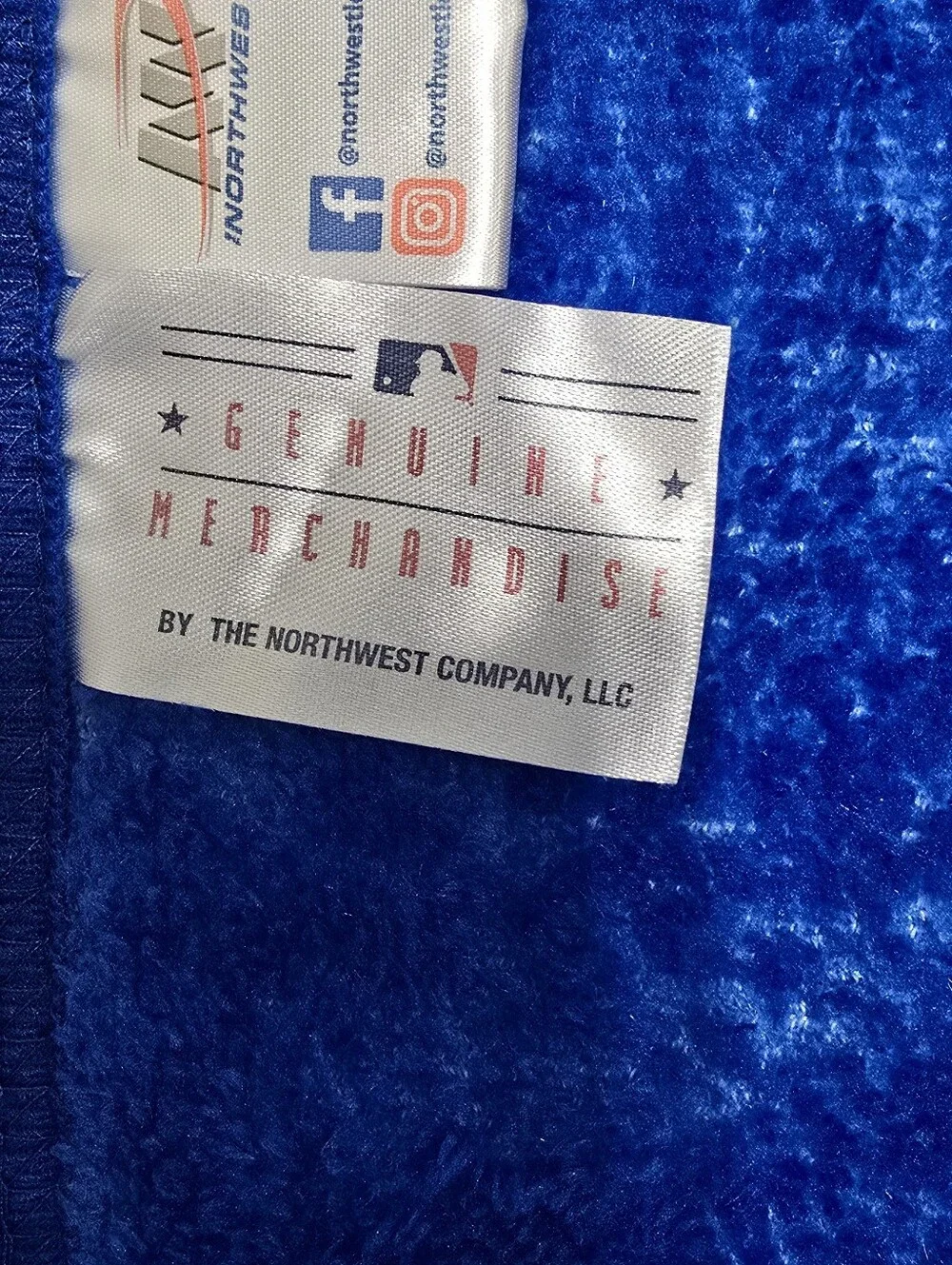 Los Angeles Dodgers LA Dodgers MLB Throw Blanket 60